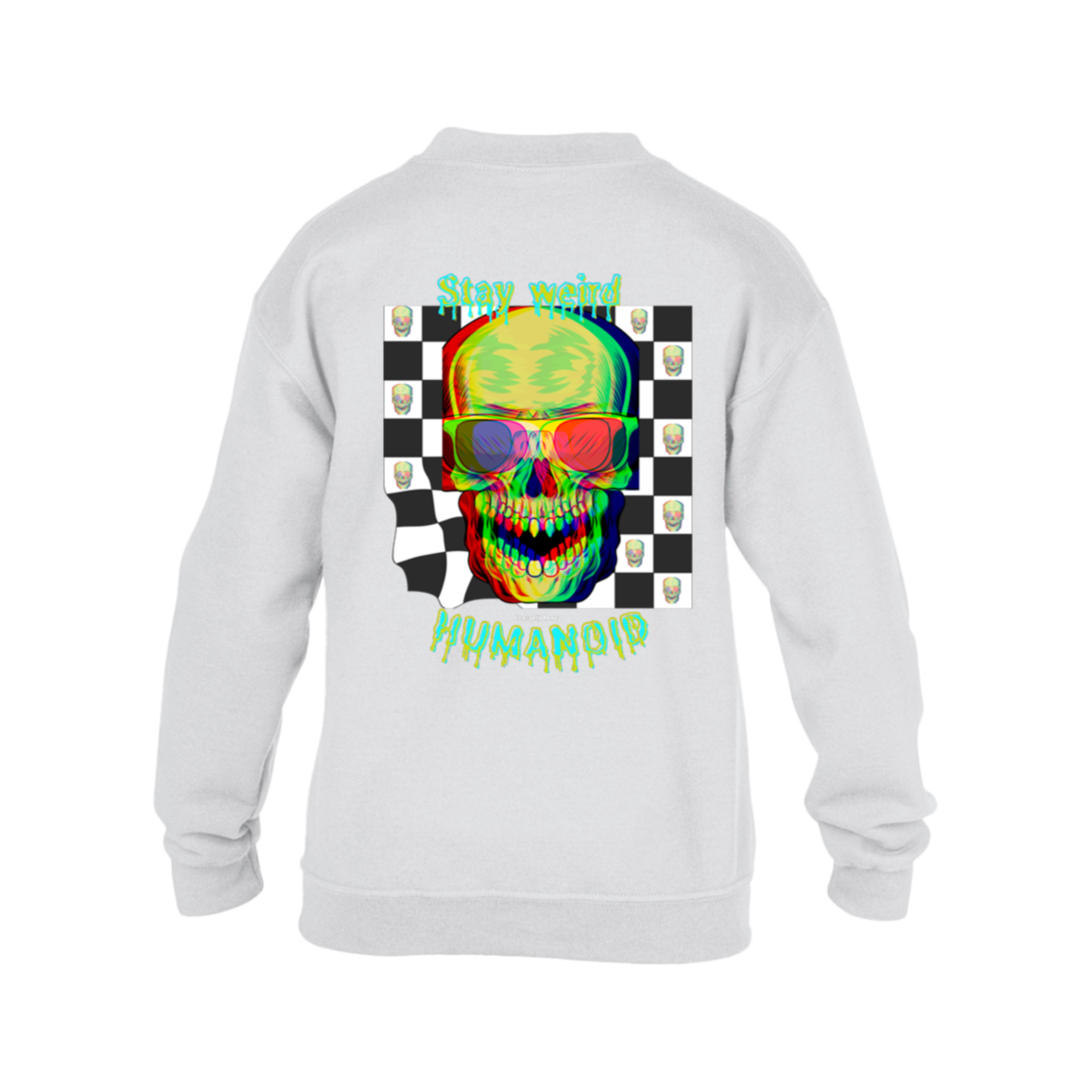 Stay Weird Humanoid youth sweatshirt
