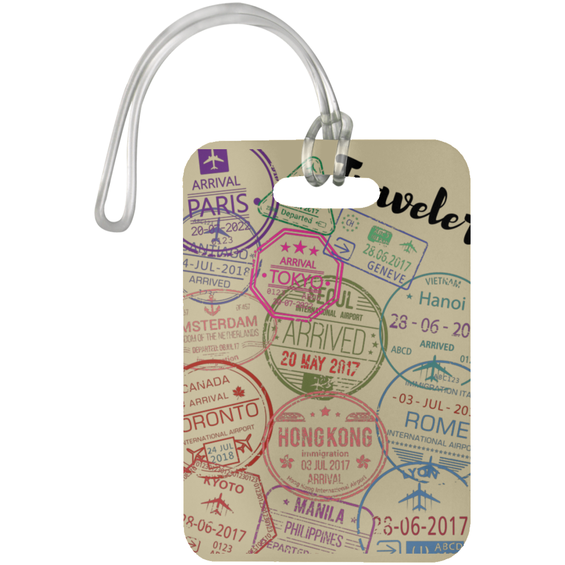Traveler luggage tag