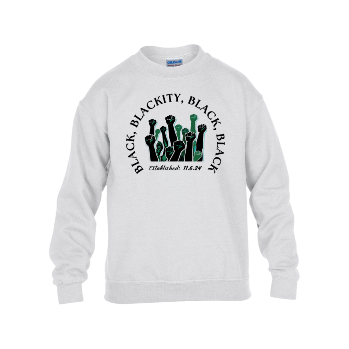 Black, Blackity Kid's Sweatshirt