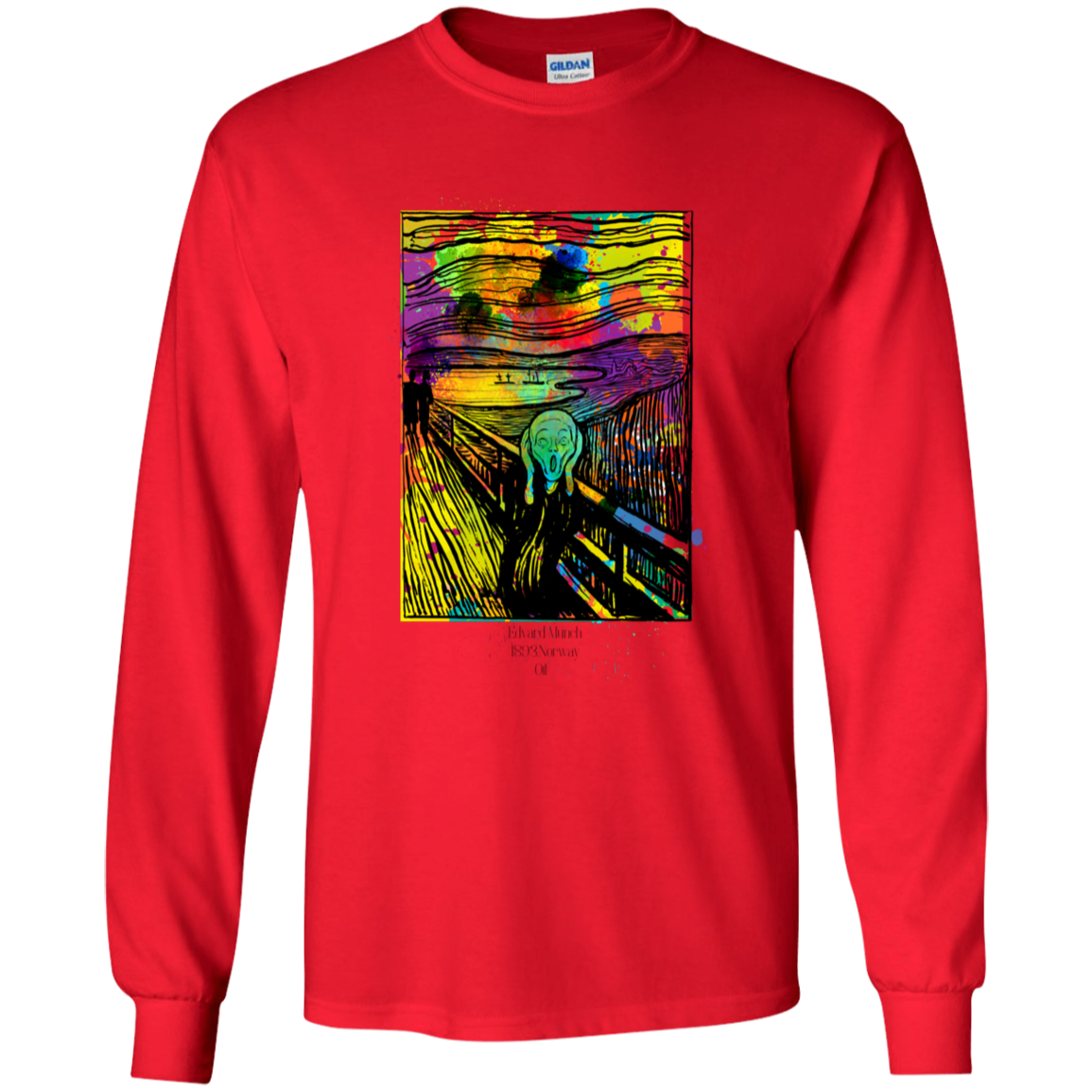 Edvard Munch kid's long sleeve
