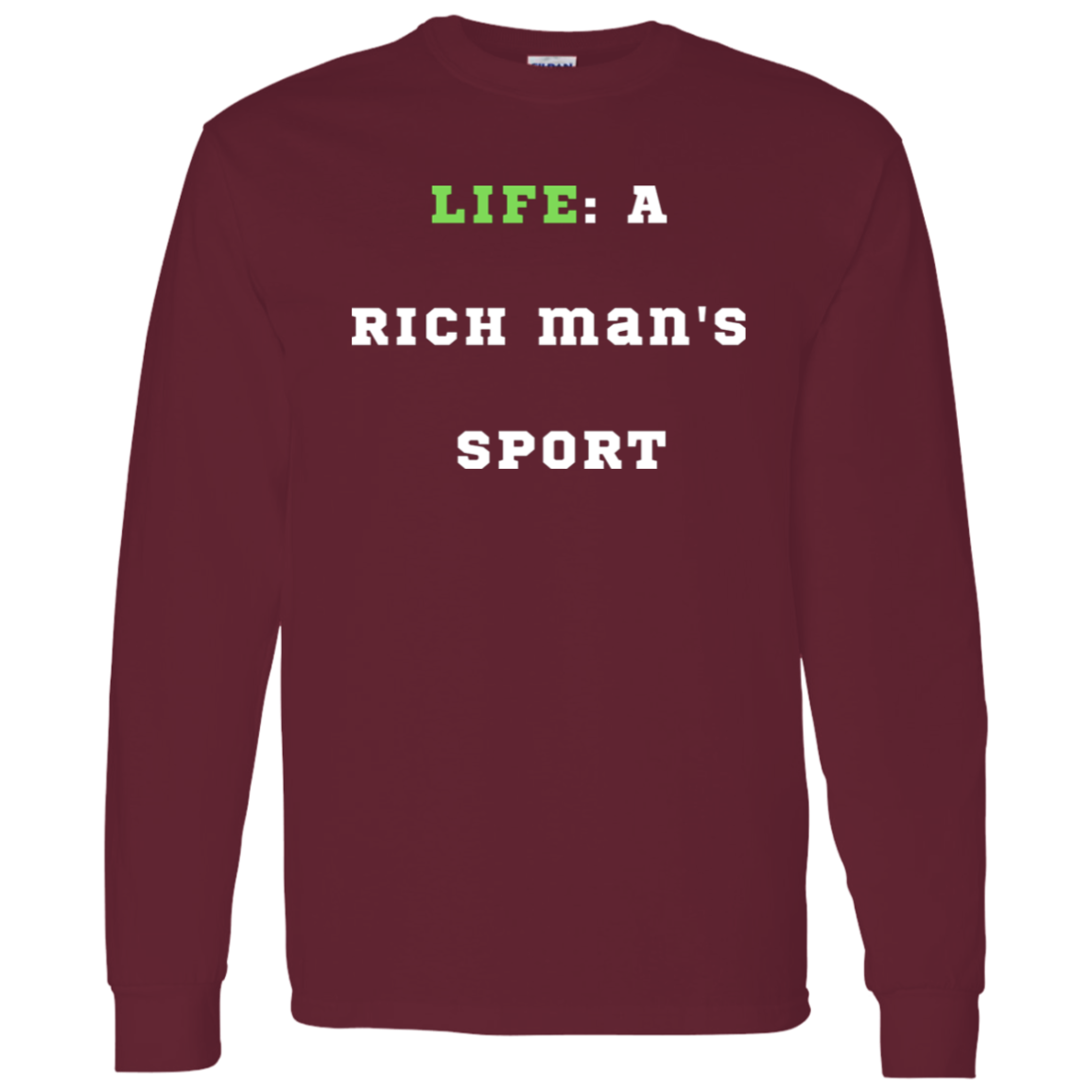 LIVING is a rich man's sport (1)