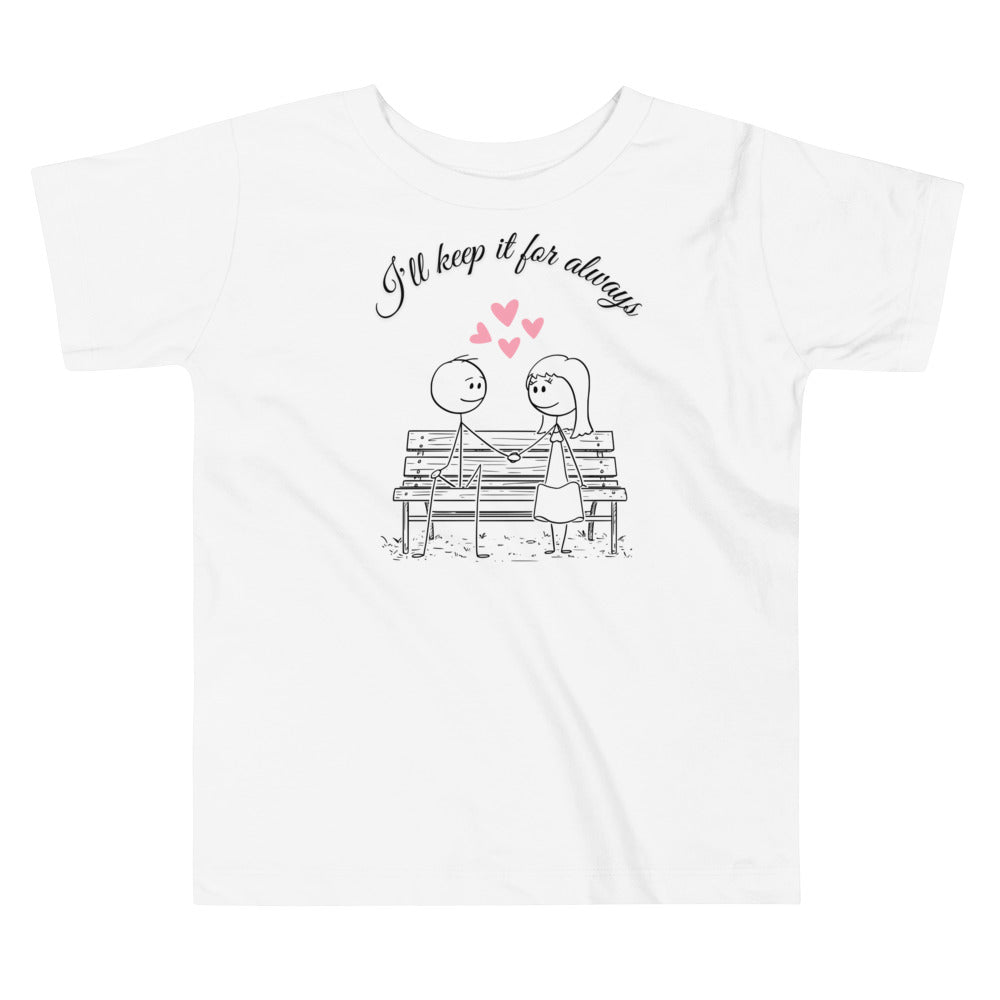 I love you always toddler tee