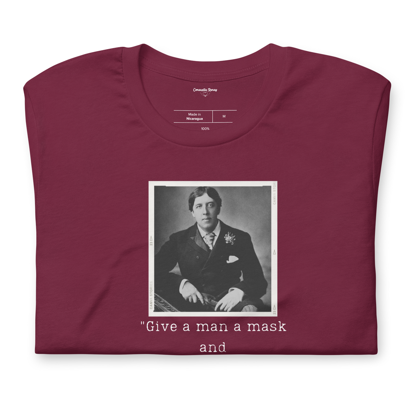 Oscar Wilde Unisex t-shirt