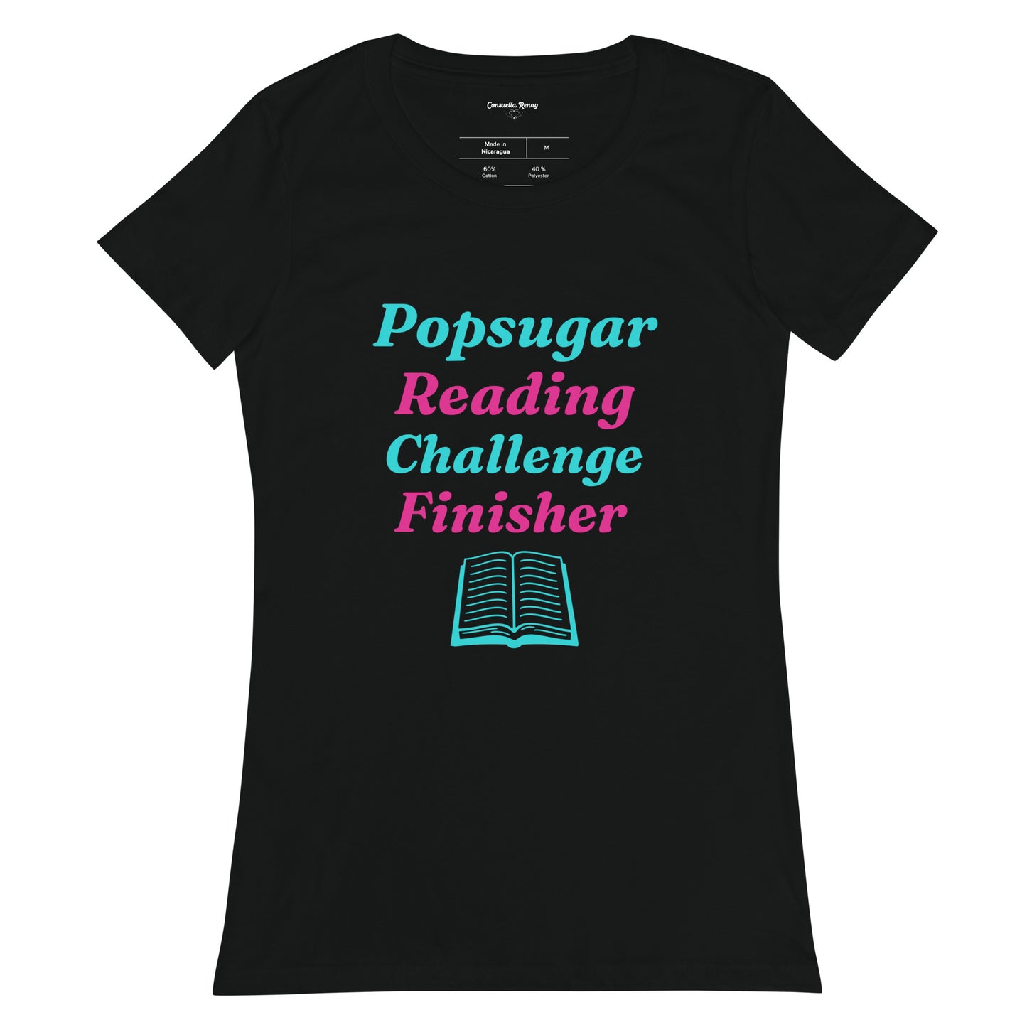 Popsugar Reading Challenge Finisher Women’s fitted t-shirt