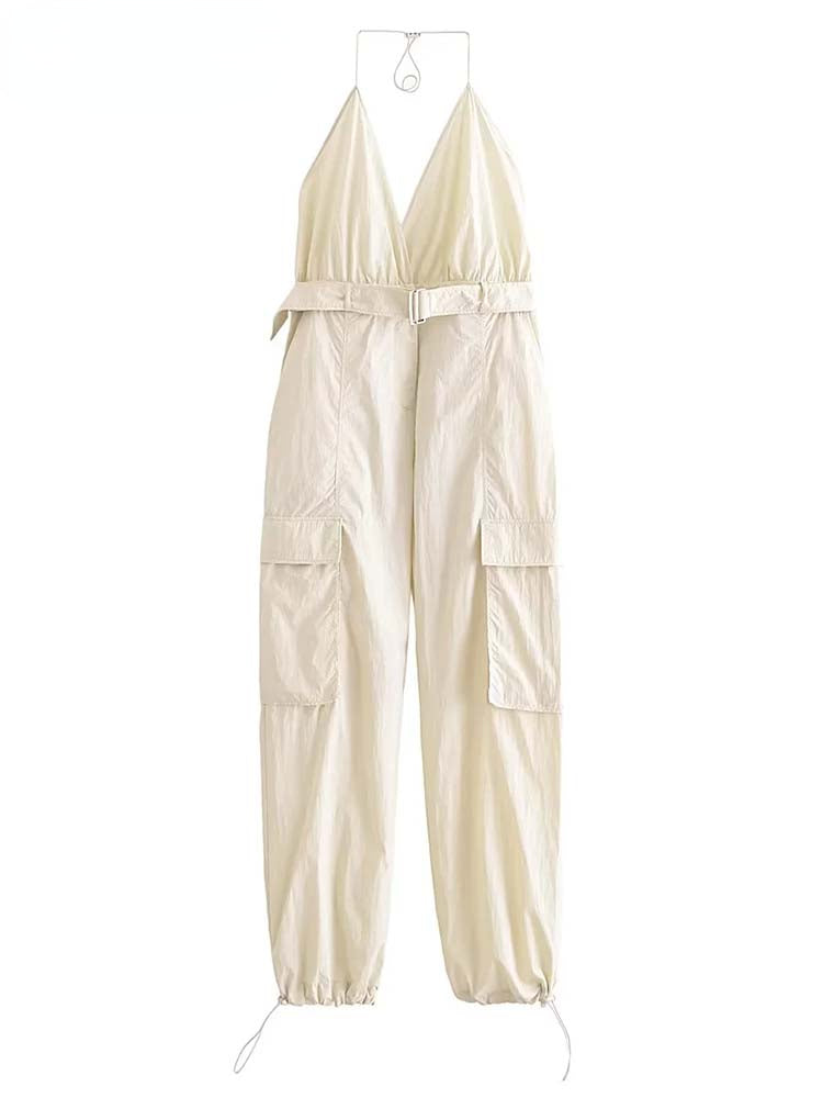 Halter Straps Jumpsuits