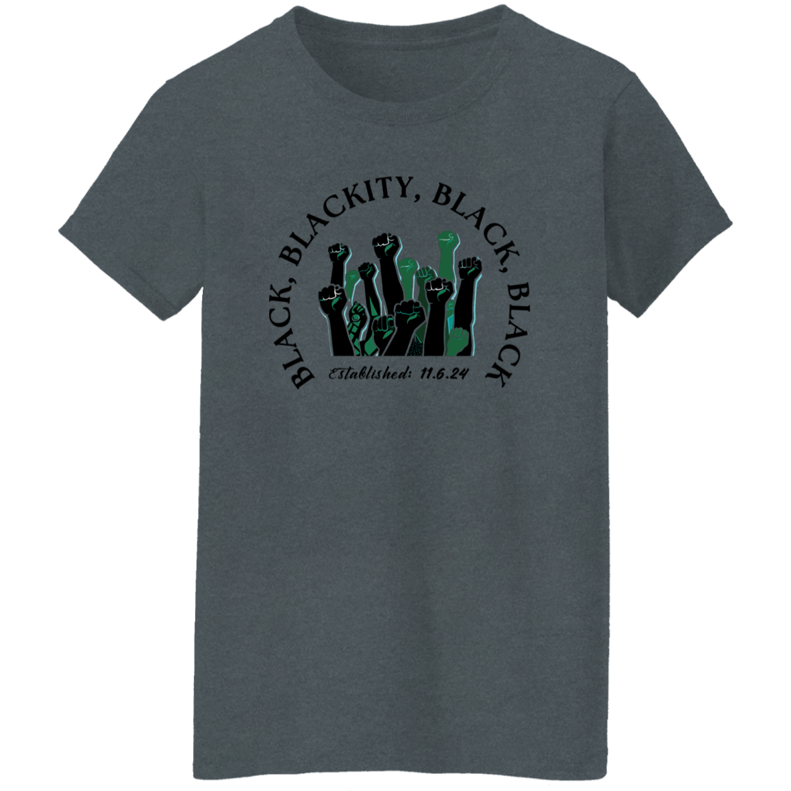 Black, Blackity tee