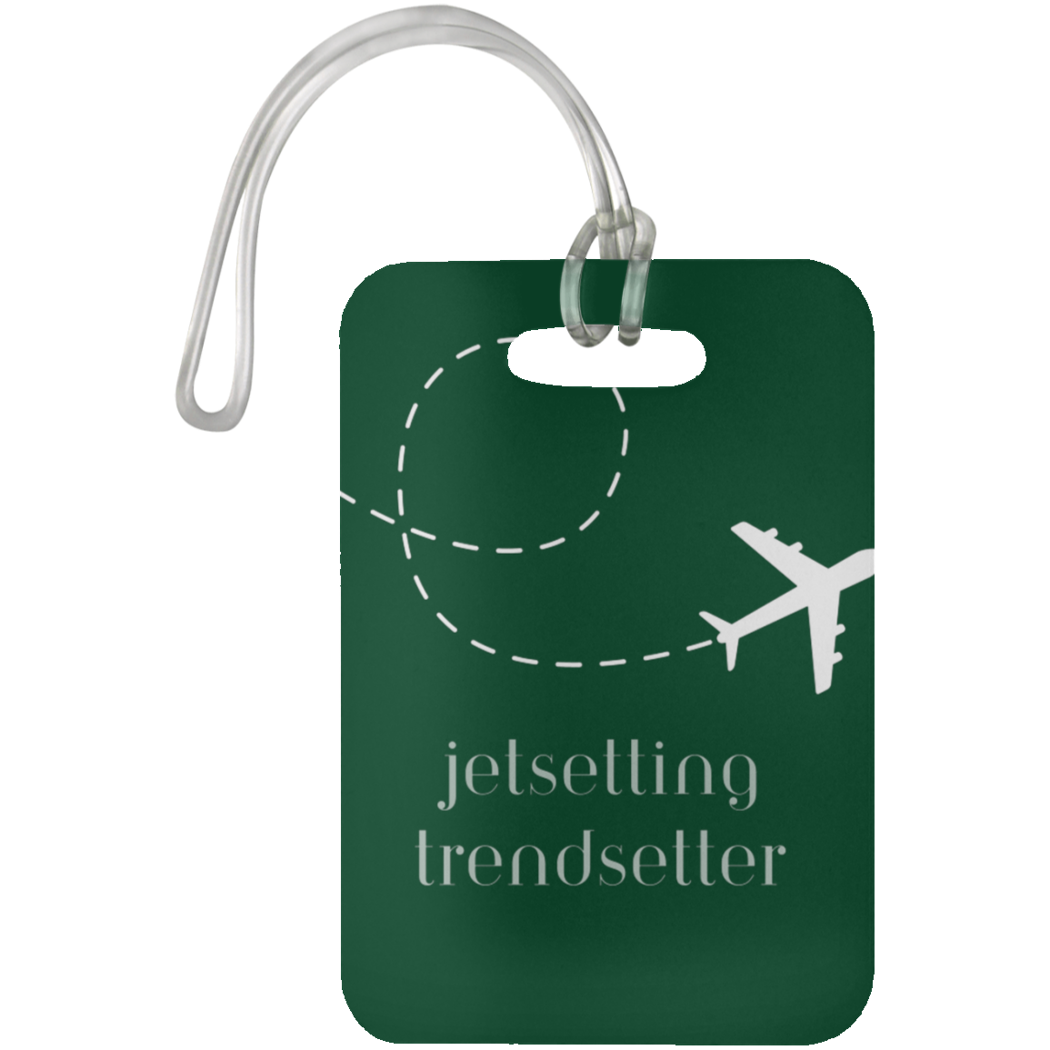 Jetsetting Trendsetter luggage tag
