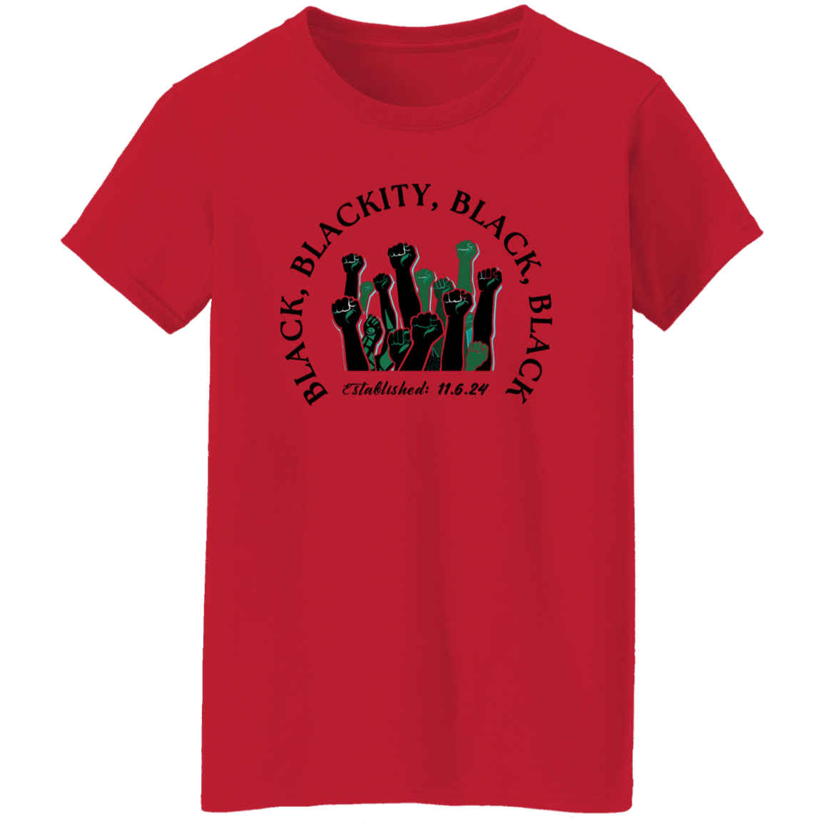 Black, Blackity tee