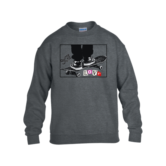 Skate Love youth sweatshirt