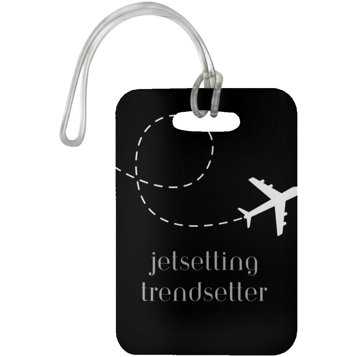 Jetsetting Trendsetter luggage tag
