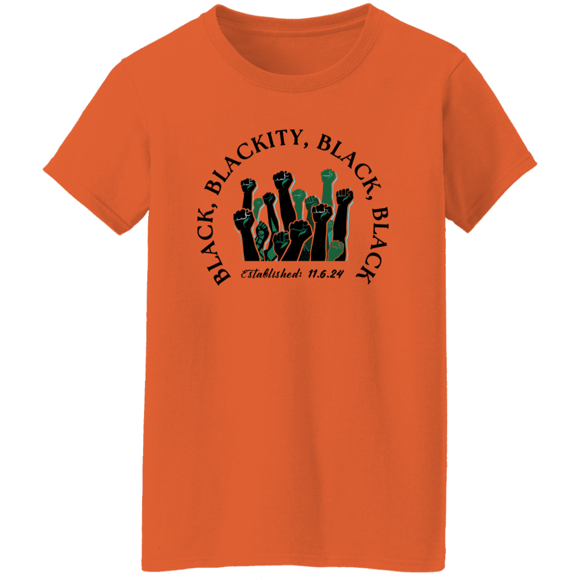 Black, Blackity tee