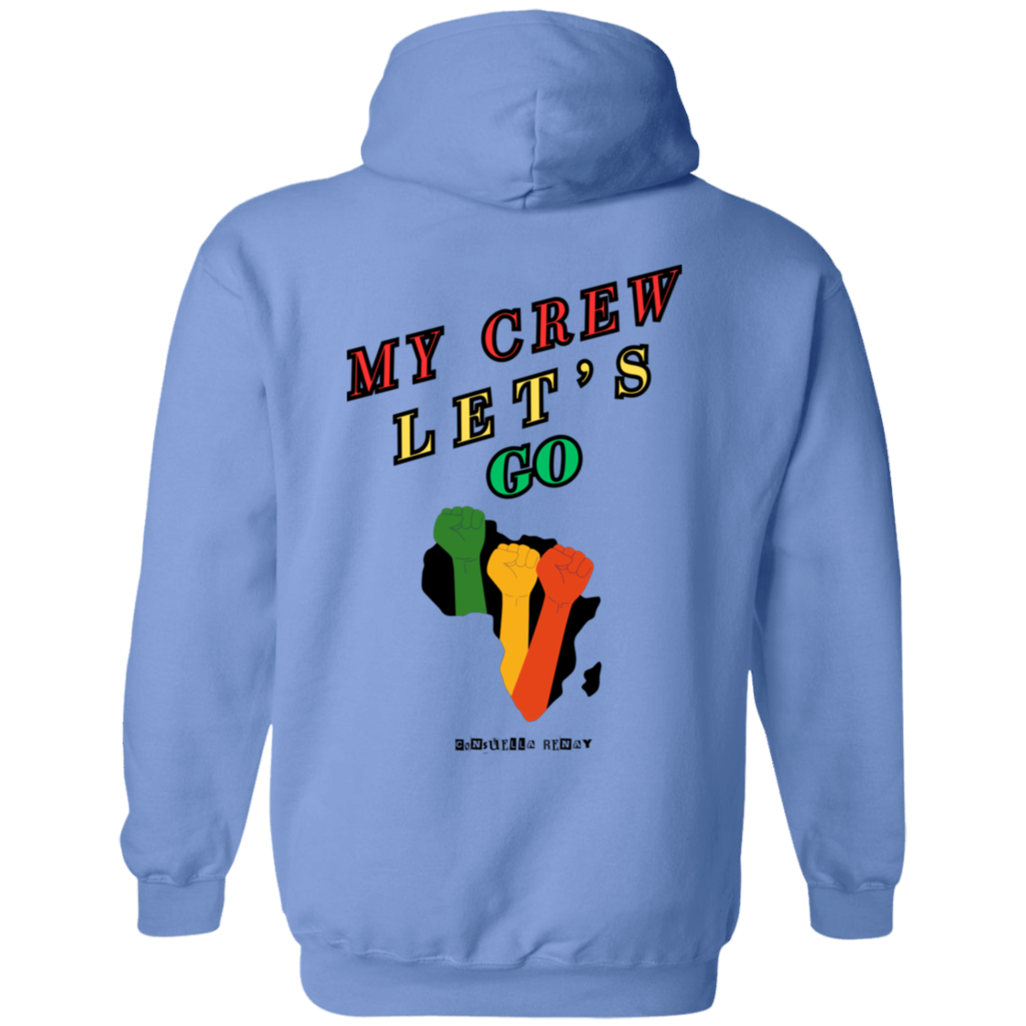 My crew, let's go hoodie