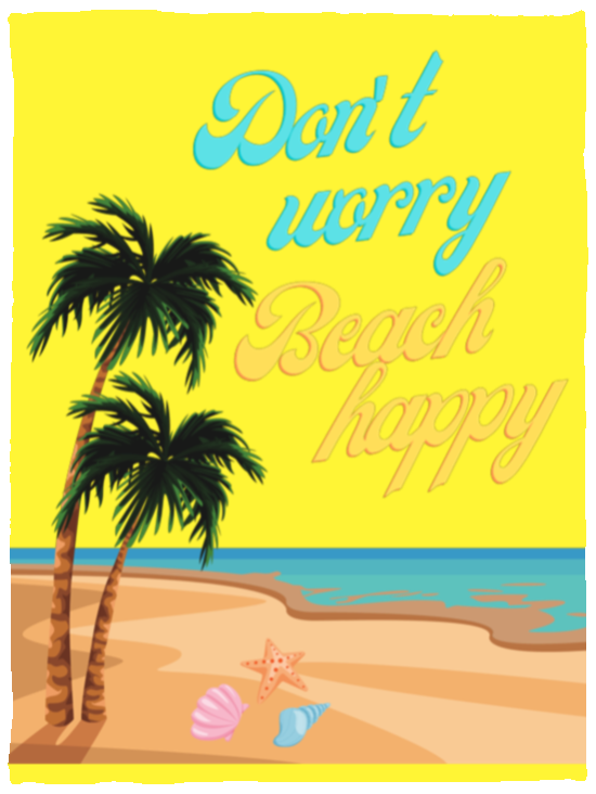 Don't worry, beach happy