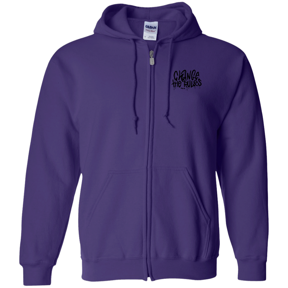 Change the Rules Zip Up Hooded Sweatshirt