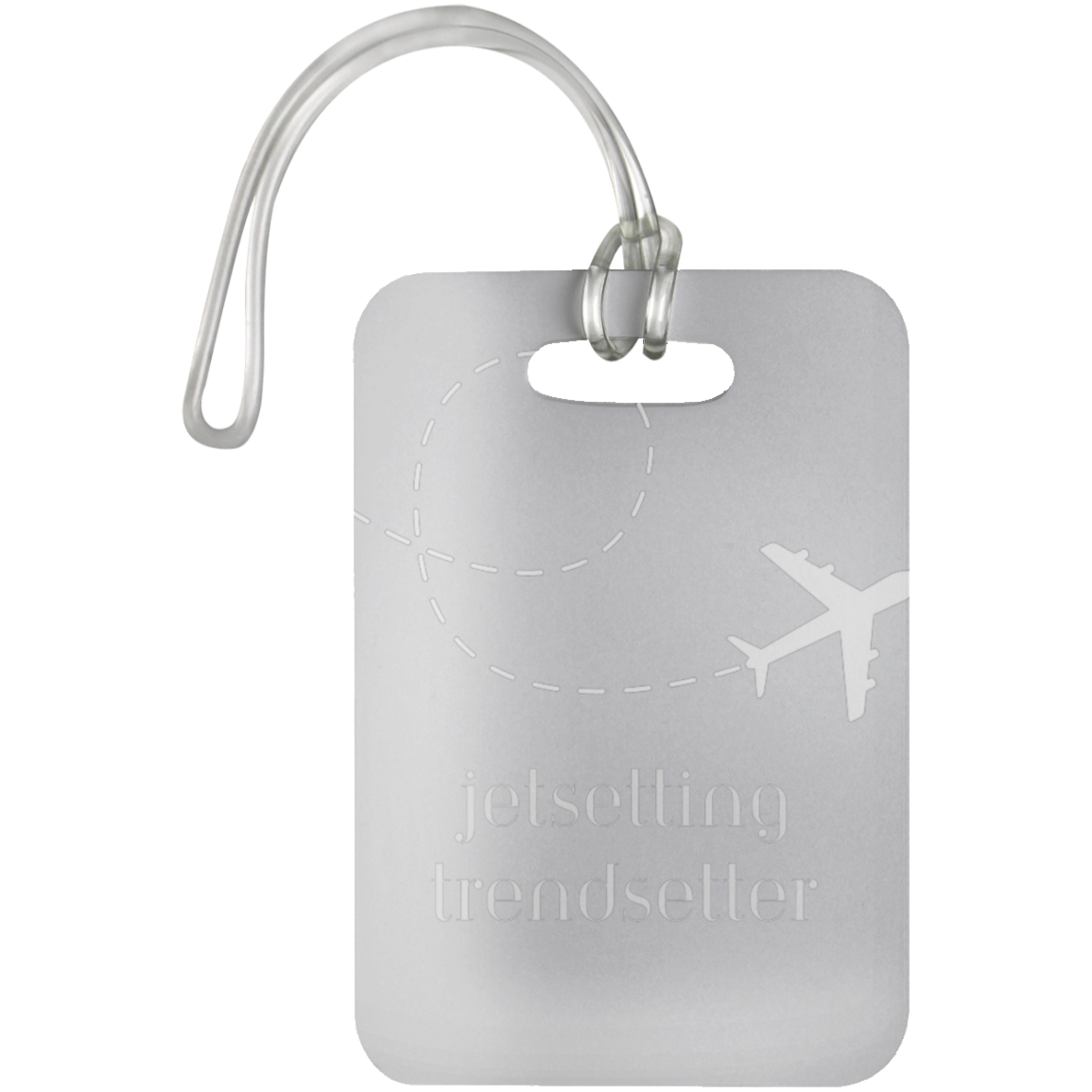 Jetsetting Trendsetter luggage tag
