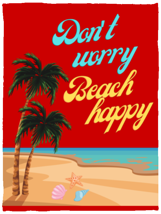 Don't worry, beach happy