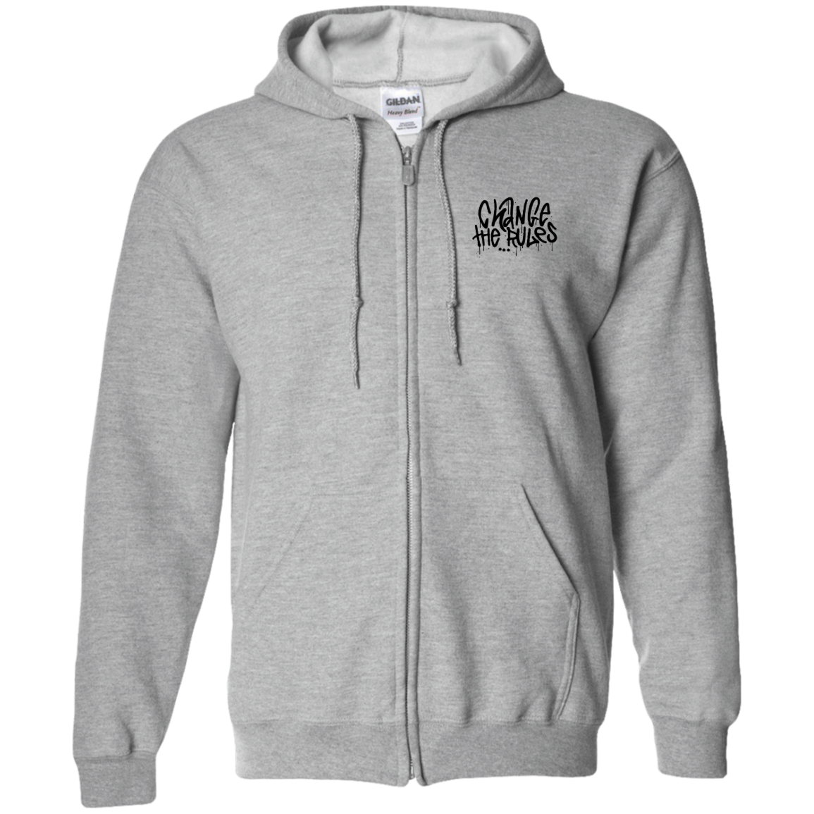 Change the Rules Zip Up Hooded Sweatshirt