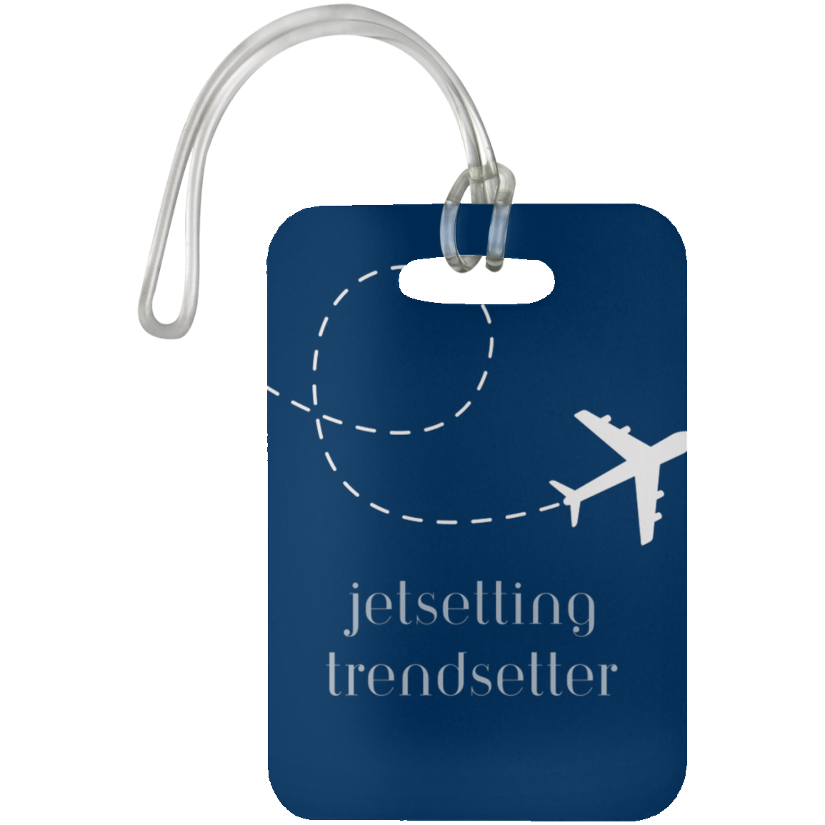 Jetsetting Trendsetter luggage tag