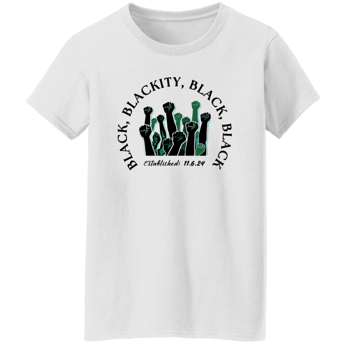 Black, Blackity tee
