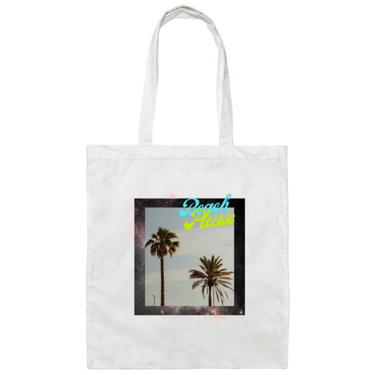 Beach Please Canvas Tote Bag