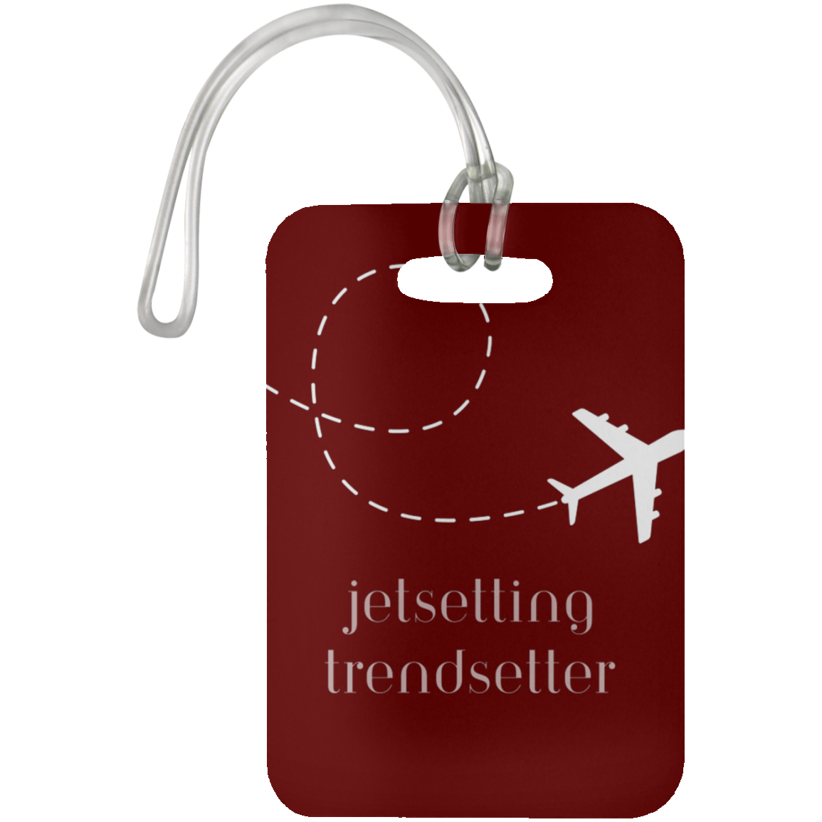 Jetsetting Trendsetter luggage tag
