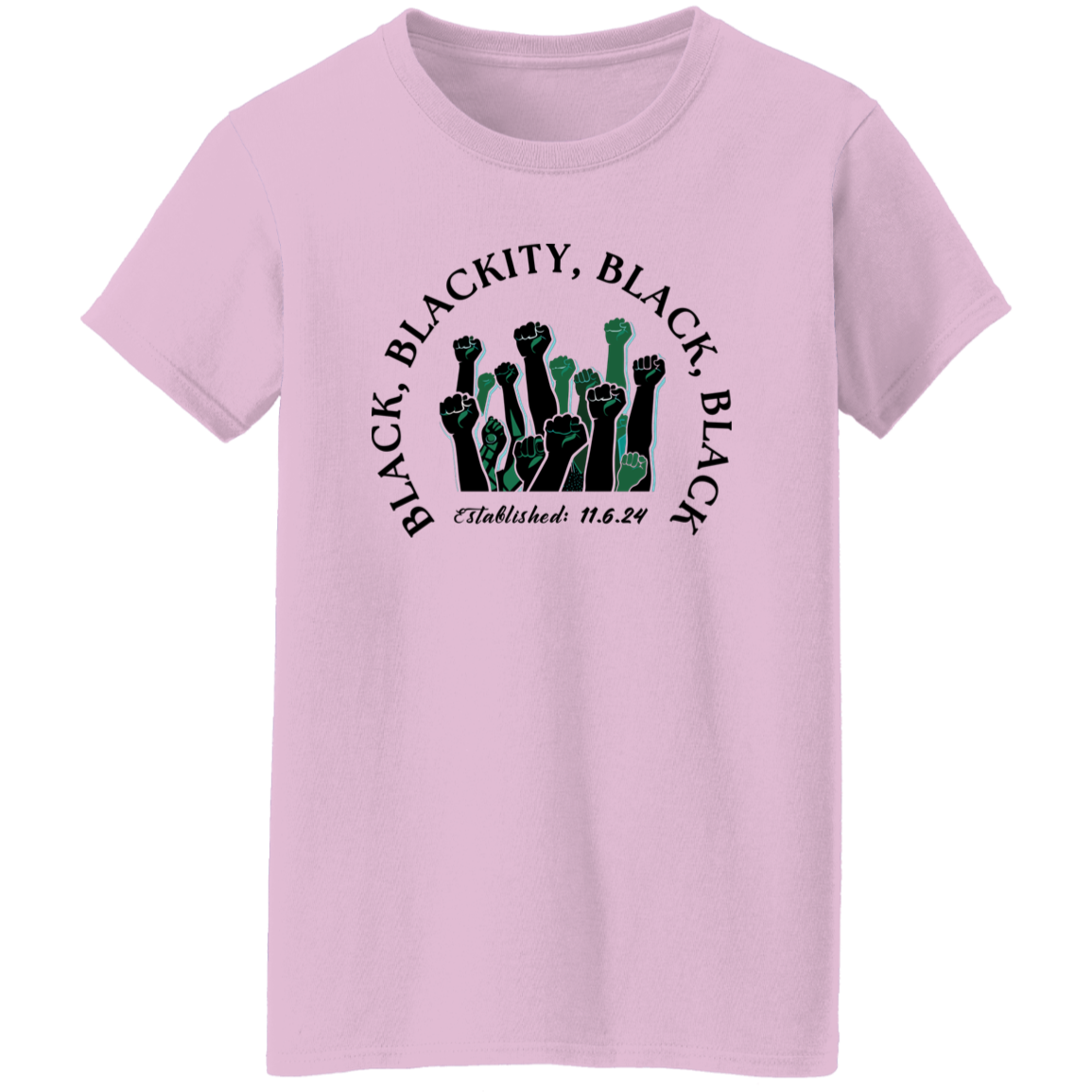 Black, Blackity tee