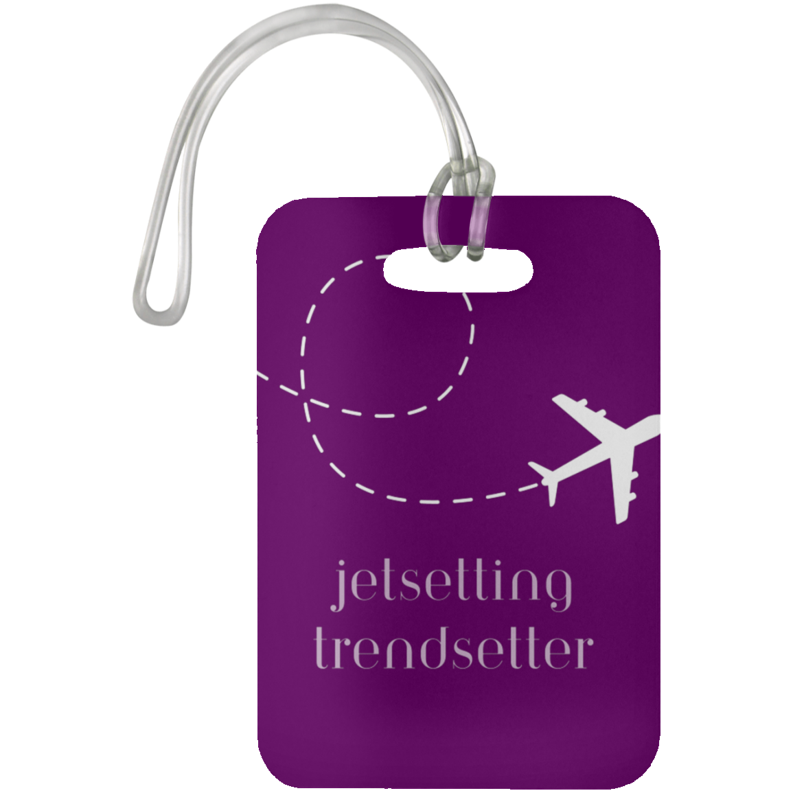 Jetsetting Trendsetter luggage tag