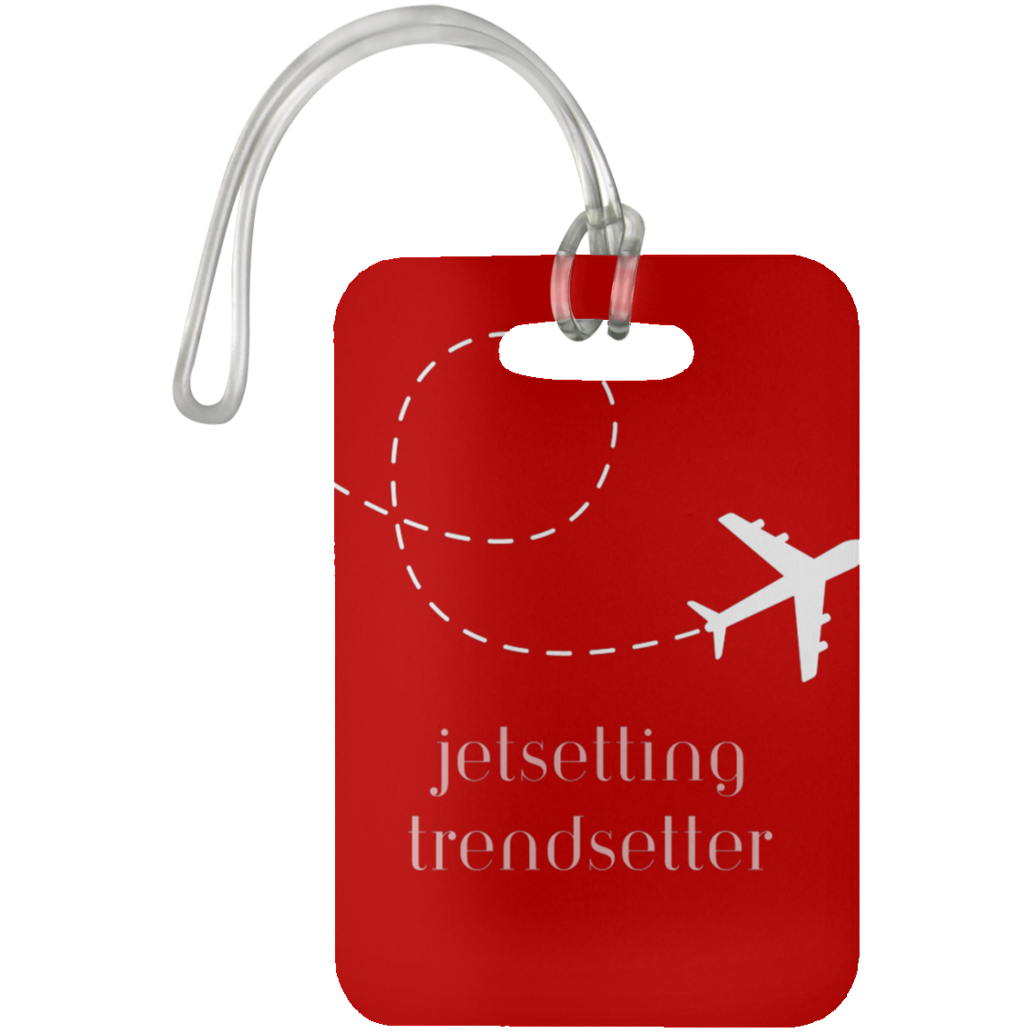 Jetsetting Trendsetter luggage tag