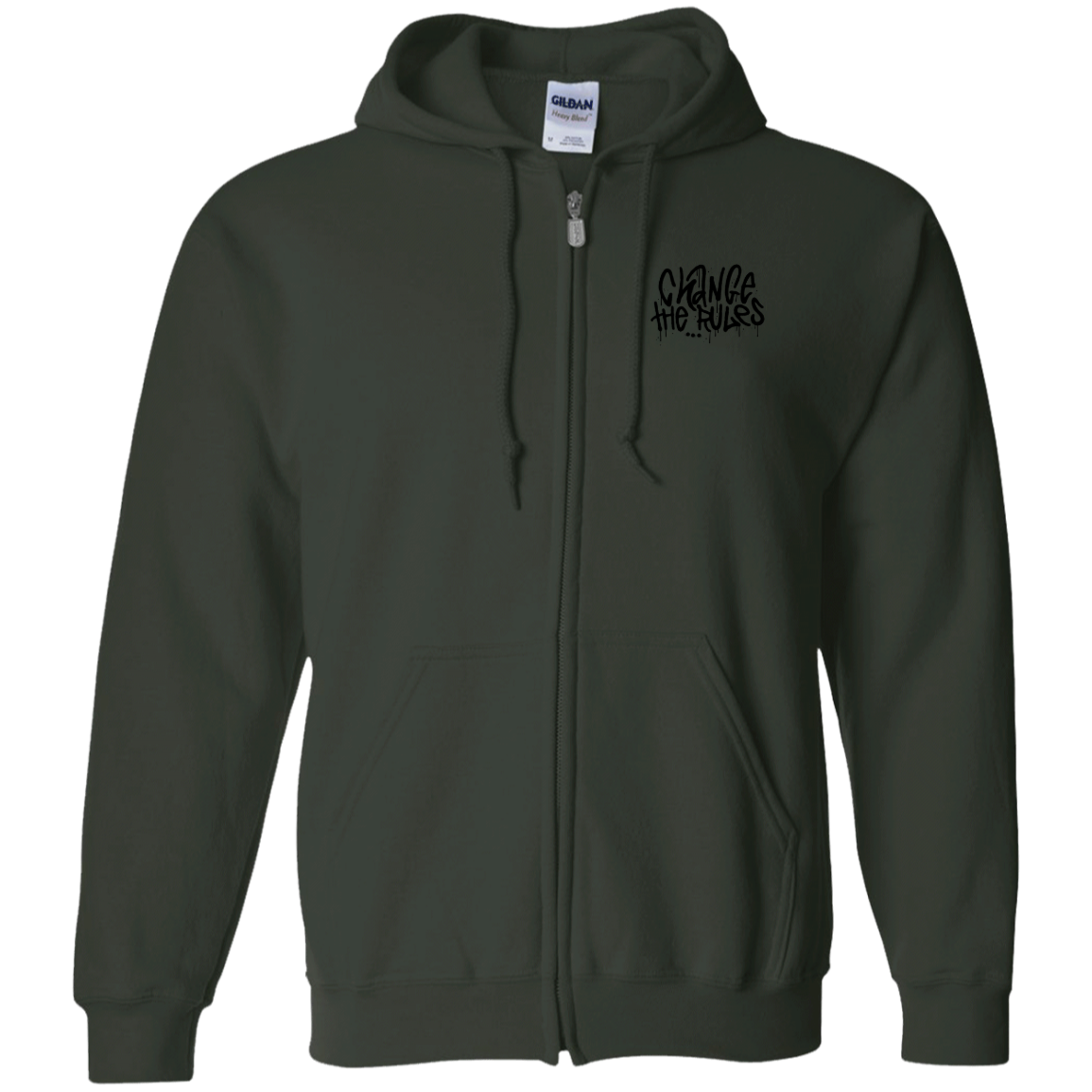 Change the Rules Zip Up Hooded Sweatshirt