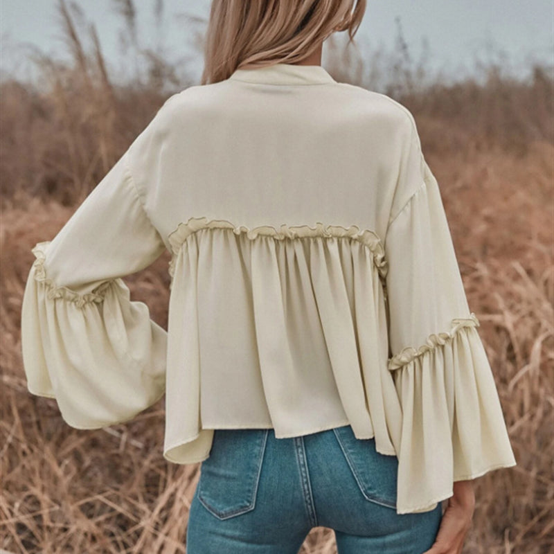 Spring Summer Loose Casual Blouse