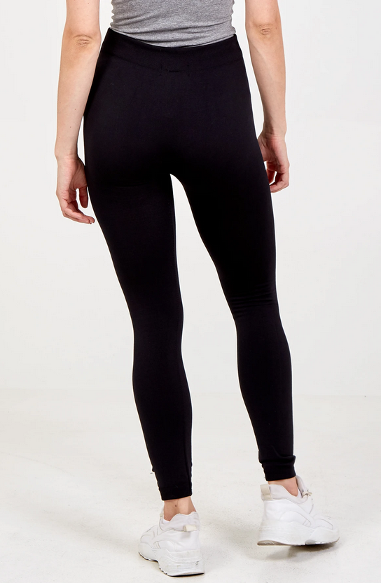 Basic Seamless Leggings - Black