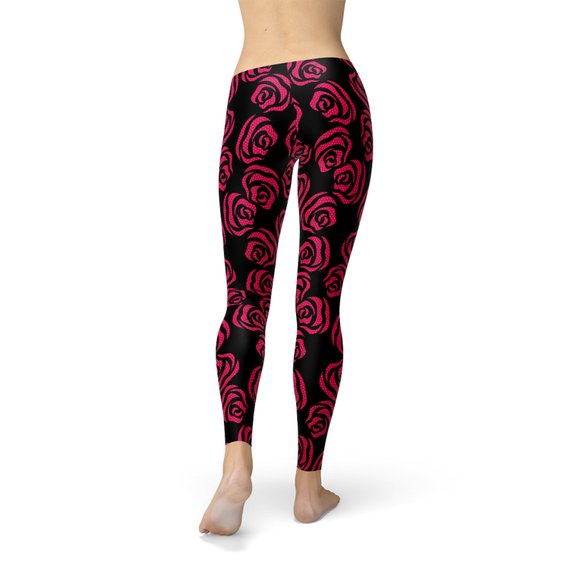 Red Roses Leggings