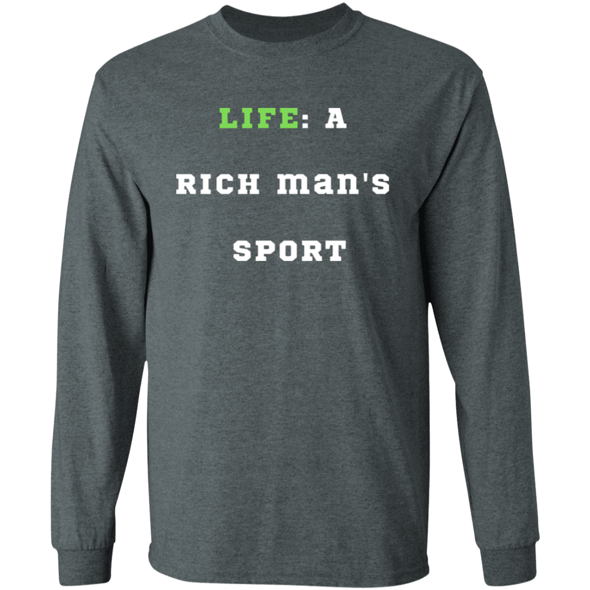 LIVING is a rich man's sport (1)