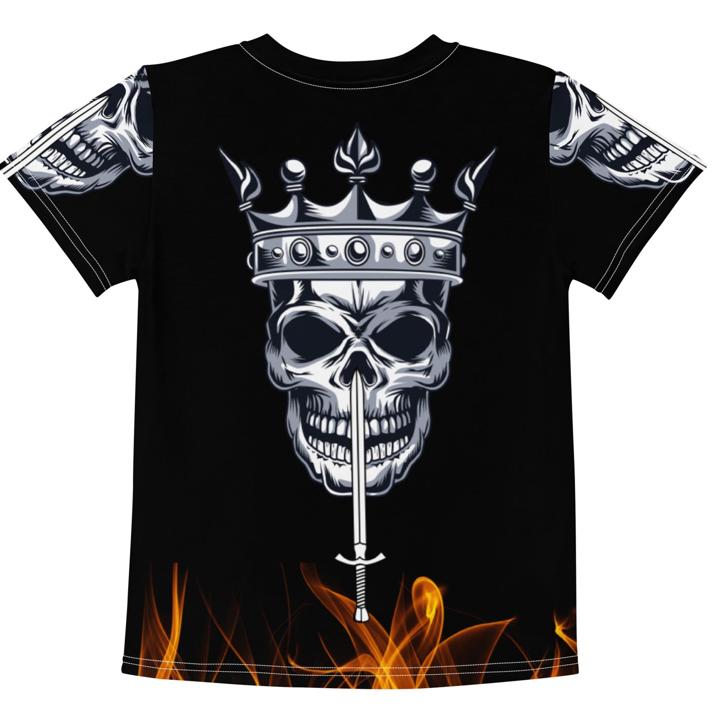 Skull and Sword Kids crew neck t-shirt