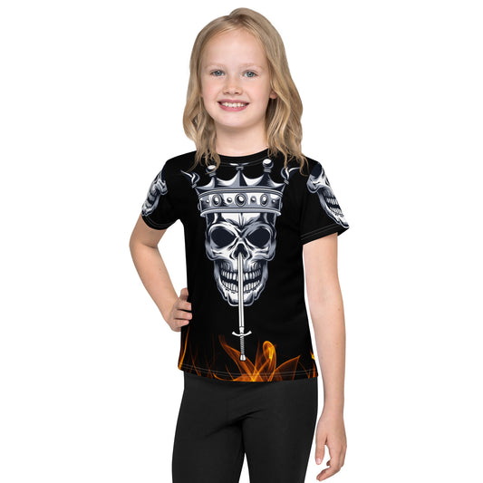 Skull and Sword Kids crew neck t-shirt