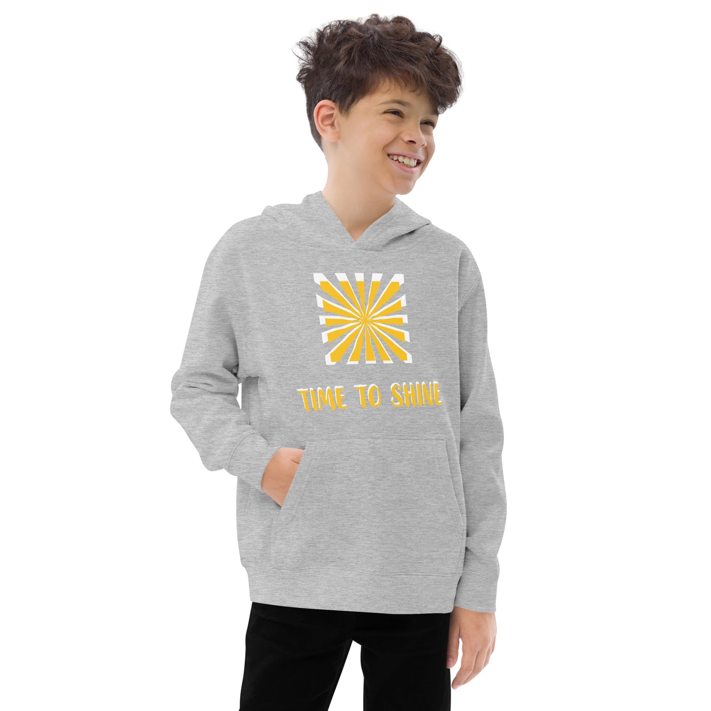 Time to Shine Kids fleece hoodie