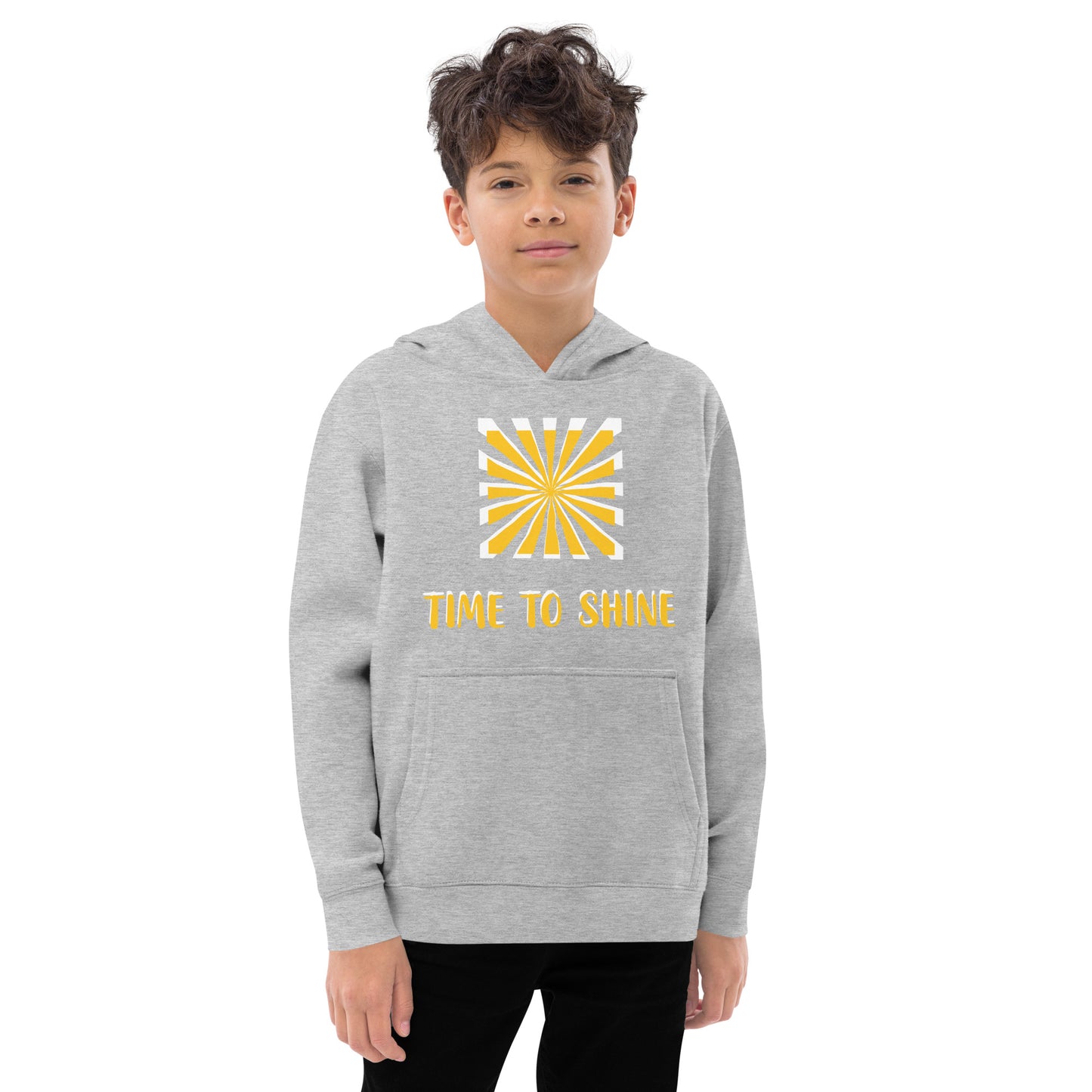 Time to Shine Kids fleece hoodie