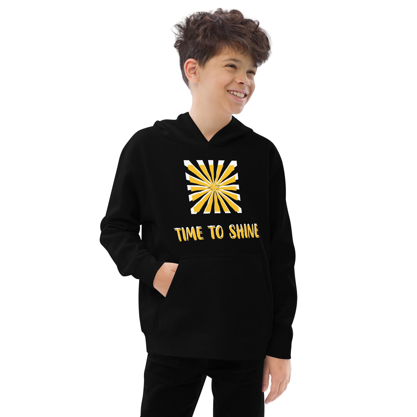 Time to Shine Kids fleece hoodie