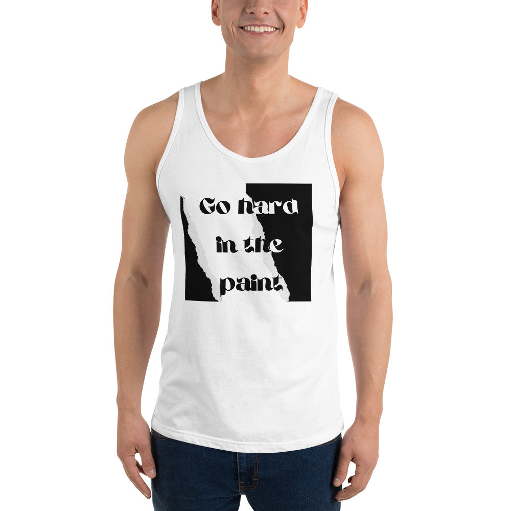 Go Hard in the paint Unisex Tank Top