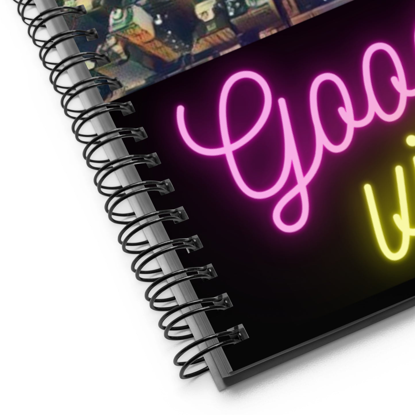 Good Vibes NY Spiral notebook