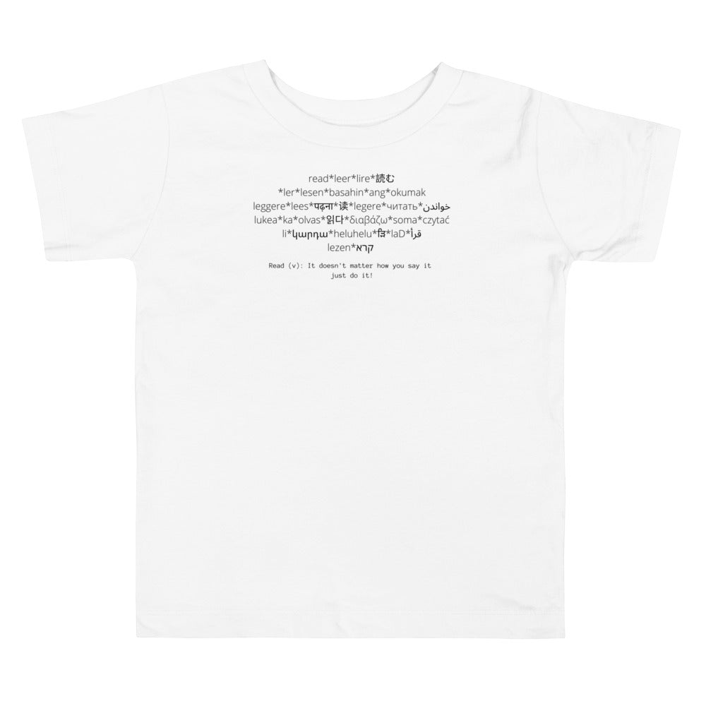 Read(v) Toddler Short Sleeve Tee