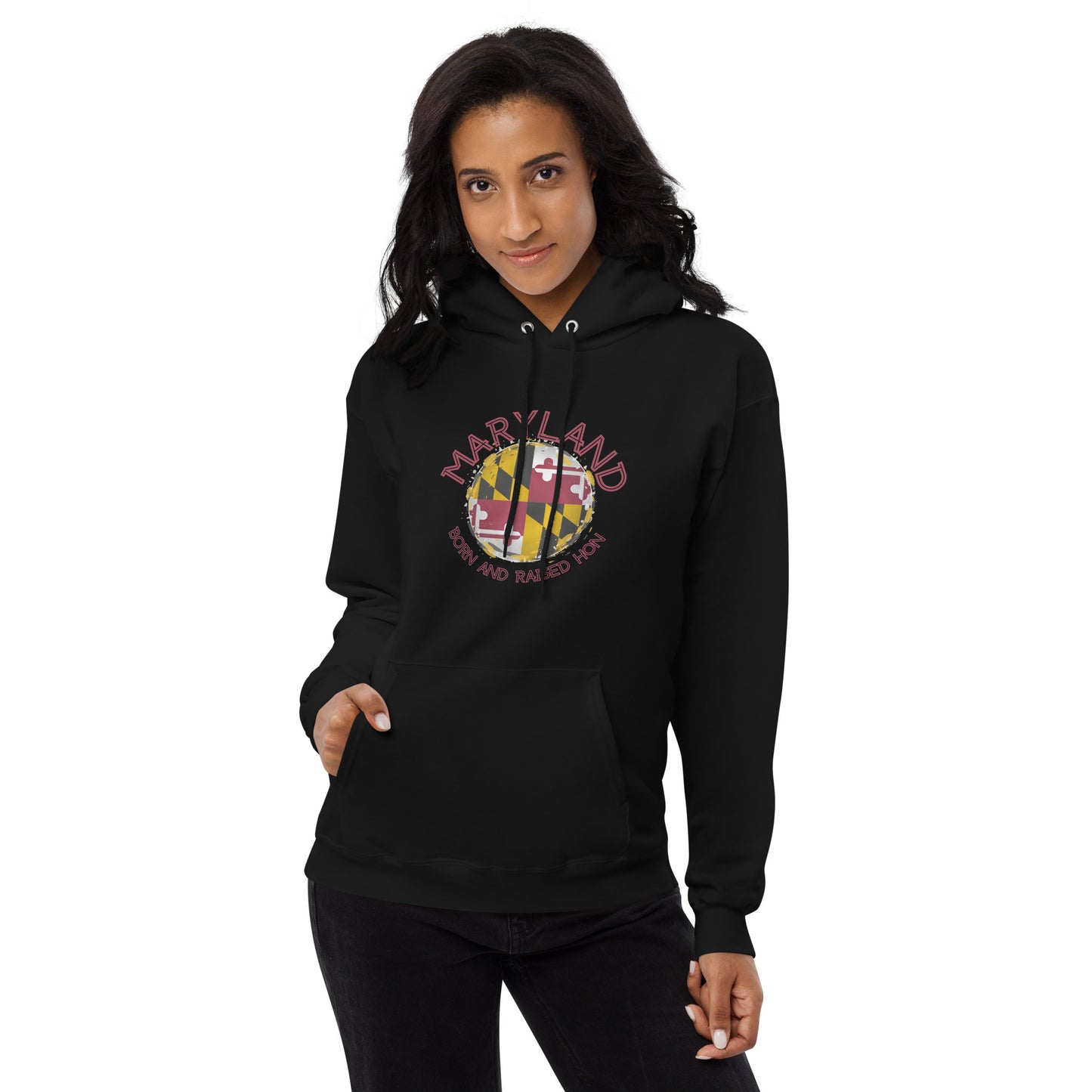 Maryland Unisex fleece hoodie