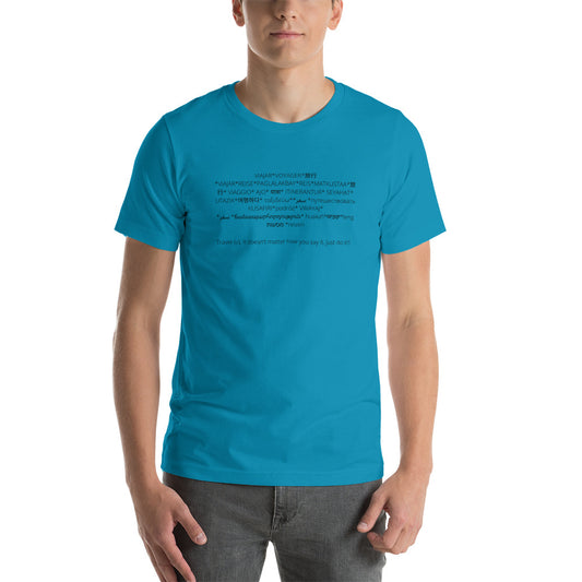 Unisex Travel t-shirt