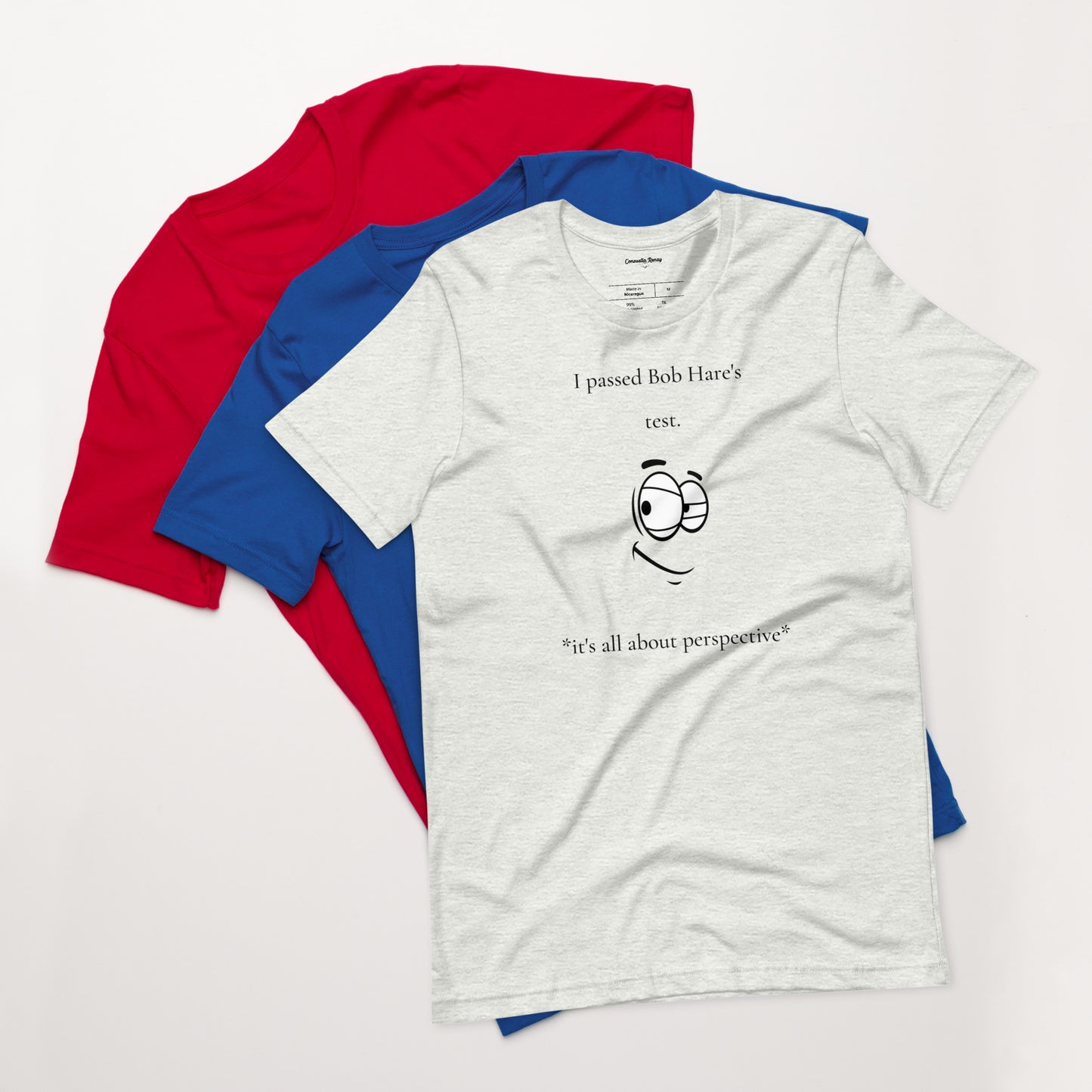 Bob Hare's test Unisex t-shirt