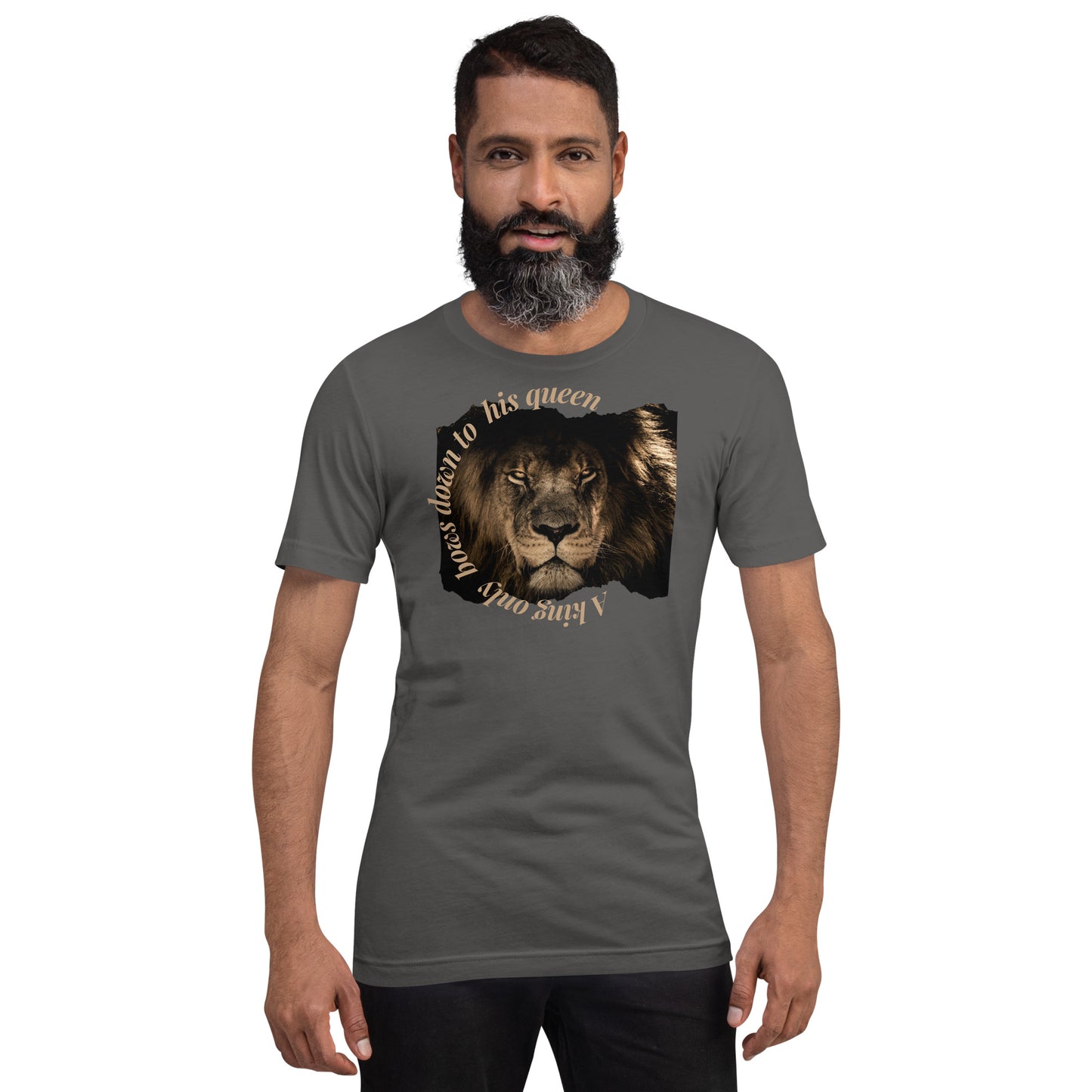 A King only bows Unisex t-shirt