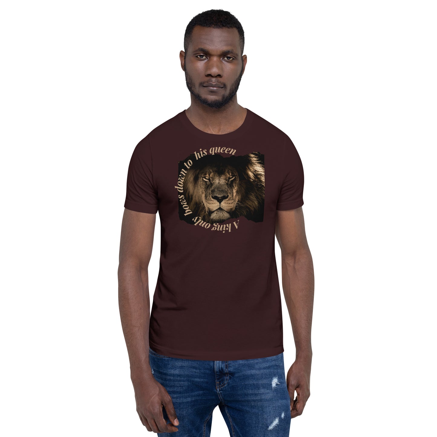 A King only bows Unisex t-shirt