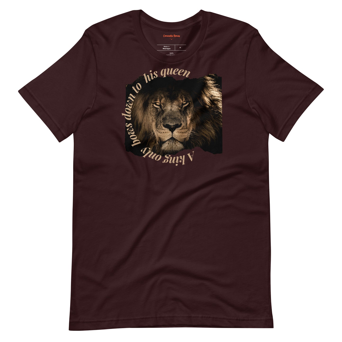 A King only bows Unisex t-shirt