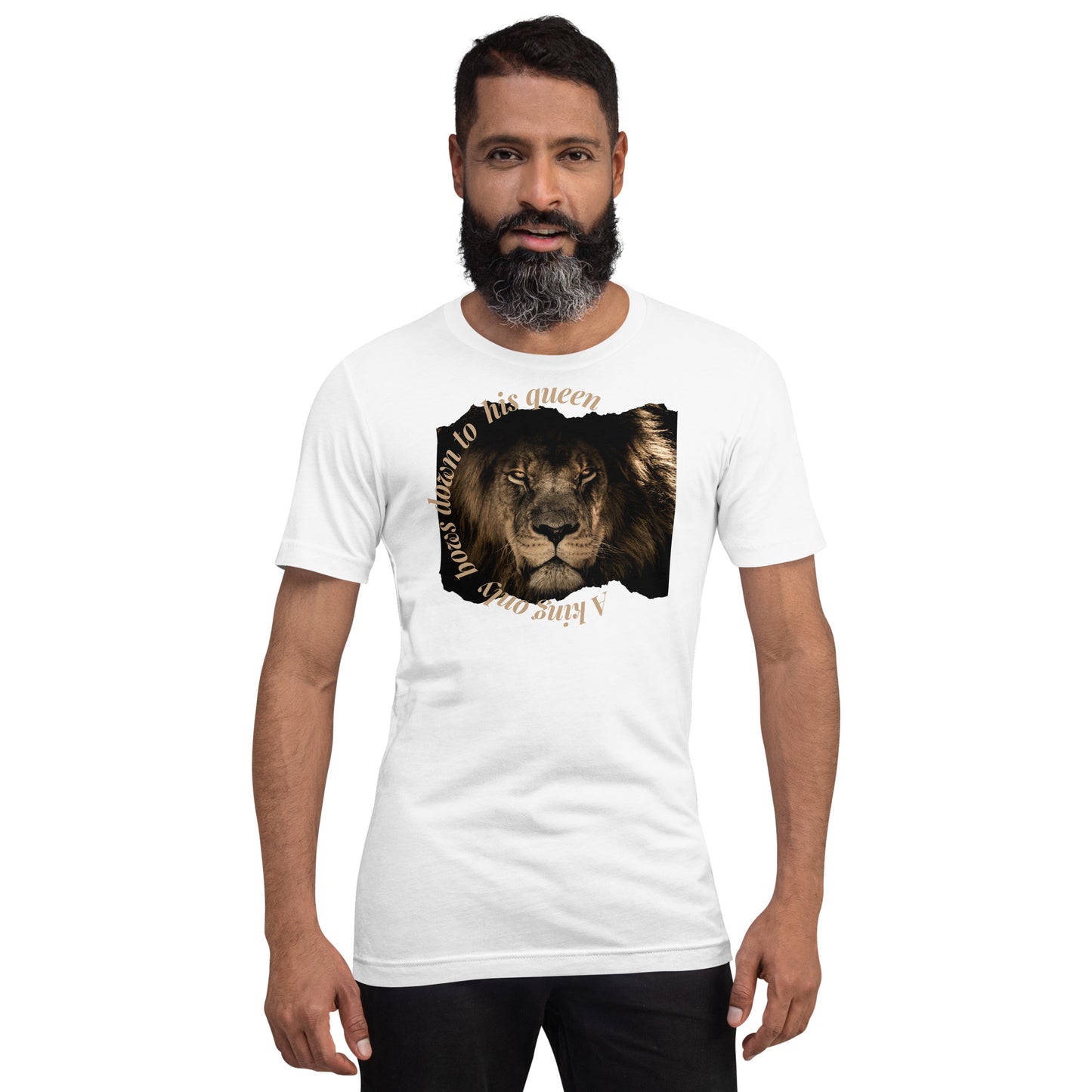 A King only bows Unisex t-shirt