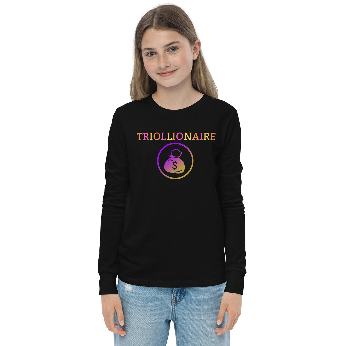 Triollionaire Youth long sleeve tee