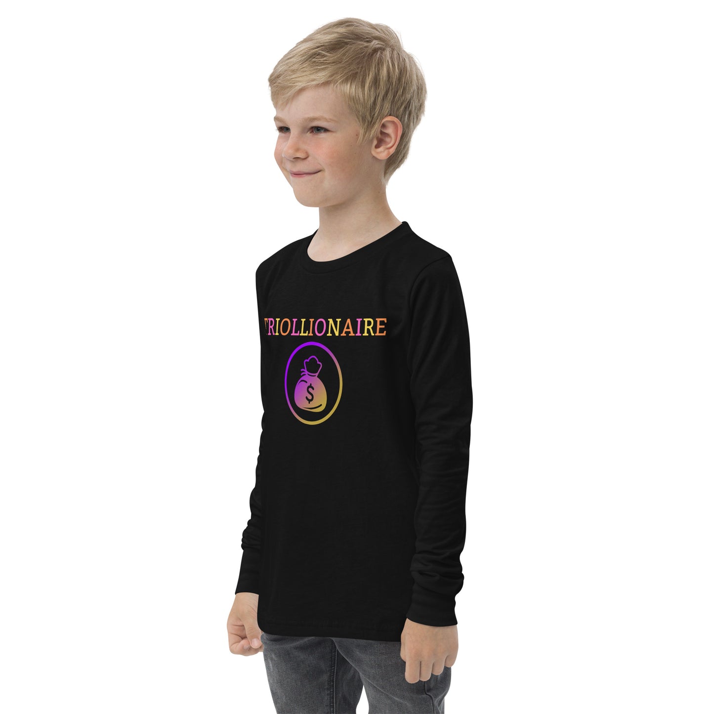 Triollionaire Youth long sleeve tee